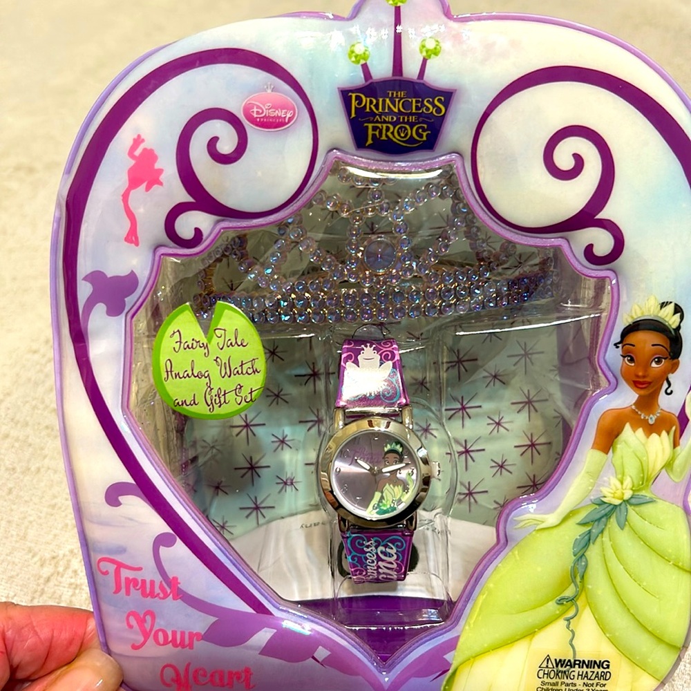 Disney Vintage Princess And The Frog Fairytale Analog Watch & Gift Set  Unopened